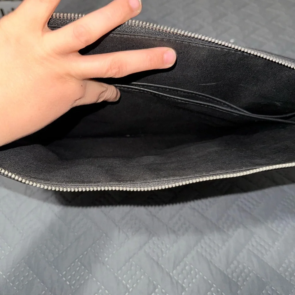 Charles & Keith Black and Gray Laptop Bag